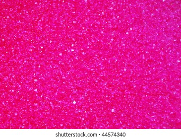 Background Of Pink Sugar Crystals