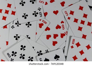 Background of the playing cards