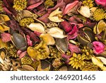 Background with potpourri for a decorative surface and and wallpaper floral