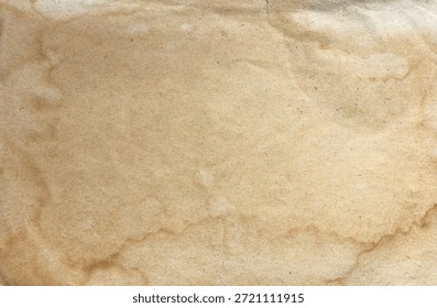 The background for the presentation is old paper.The texture of yellowed paper.