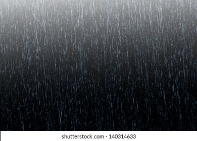 Background rain in night light