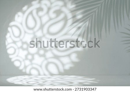 Background Ramadan Green Islamic Eid Pattern With Texture And Light, Arabic Art Studio For Religious Celebration, Vector Design Illustration On Interior Wall, Geometric Luxury Card For Eid Mubarak.