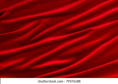 Background Of Red Velvet Fabric