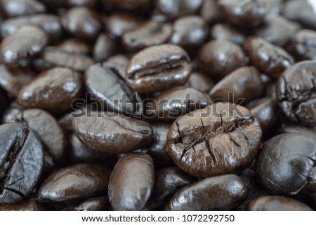 background of roasted coffee bean.