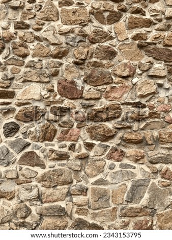 Background with romanesque stone wall