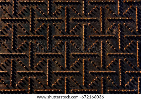 background of a rusty metallic textures
