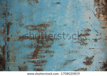 background rusty wall spliced with corrosion
