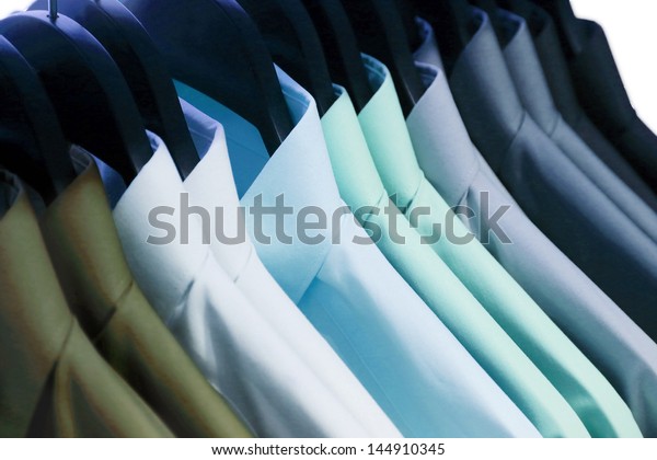 shirts with strings hanging