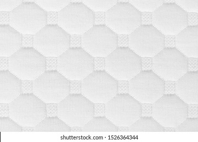 Background Of Soft Comfortable Quilted White Pillow