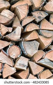 background stack of wood