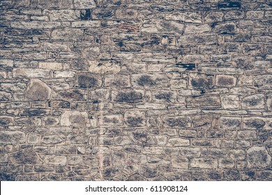 Background of stone castle wall.