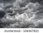 Background of storm clouds before a thunder-storm