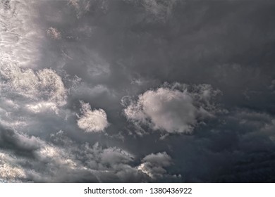 Background of storm clouds before a thunder-storm.