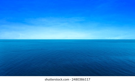 background for summer vacation concept. Nature of the beach and sea, summer with sunlight, sandy beach The sparkling sea water contrasts with the blue sky  - Powered by Shutterstock