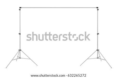 Background support system isolated on white