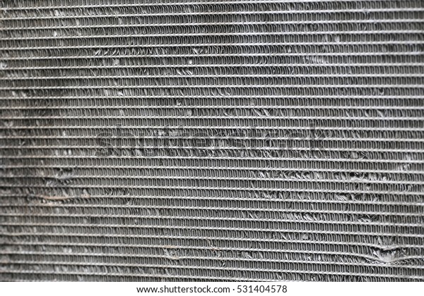 Background with surface\
of car heat radiator
