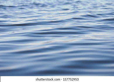 Background Of The Surface Of The Lake Water