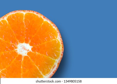 background with tangerine