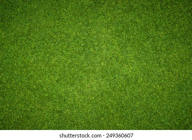 Background And Texture Of Beautiful Green Grass Pattern From Golf Course