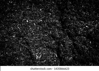 Background Texture Of Black Mulch