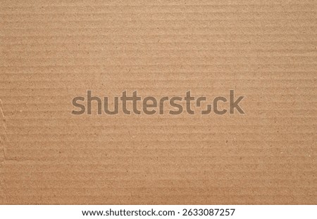 Background texture close up: brown cardboard box surface