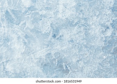 Background Texture Of Cold Blue Ice