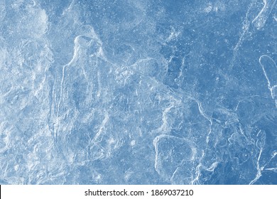 Background Texture Of Cold Blue Ice