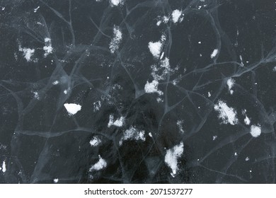 Background Texture Of Cold Blue Ice