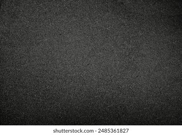 background texture of dark gray asphalt, top view