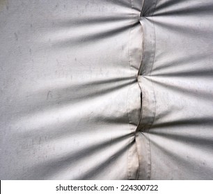 Background Or Texture Detail Of An Old Canvas Tent