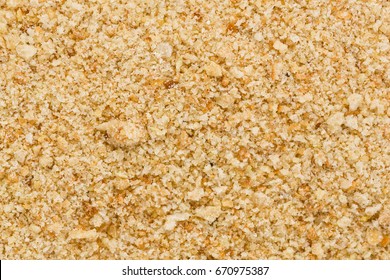 Background texture of  dry bread crumbs.