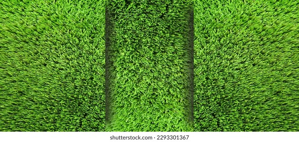 Background, texture, green grass. Template, blank for design, text. summer lawn, convex elements