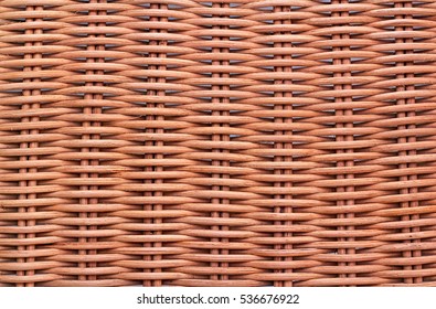 Background texture of handmade interlaced cane mat
