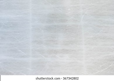 Background Texture Of Ice Skating Rink With Scratches