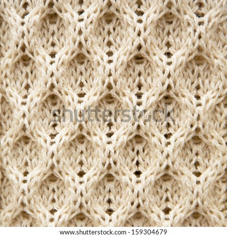 A background texture of knitted Aran wool