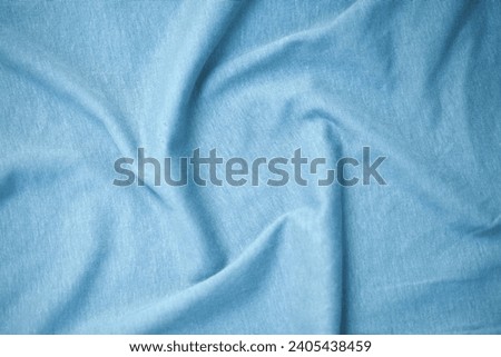 Background texture light blue, soft fleecy insulating fabric