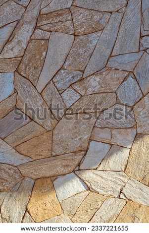Background and texture made of stones