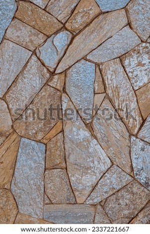 Background and texture made of stones