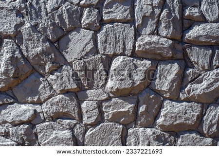 Background and texture made of stones