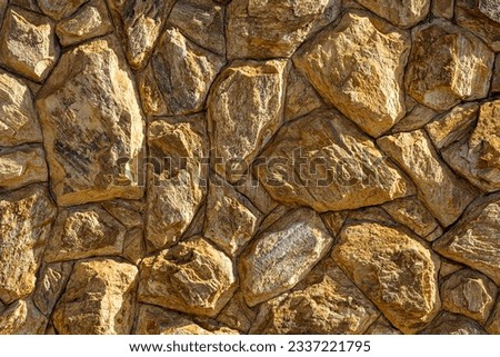Background and texture made of stones