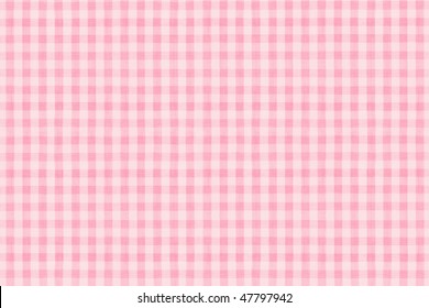 A Background Texture Of Pink Plaid Fabric