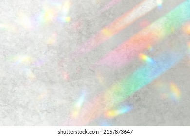 Background Texture, Prism Light,Rainbow Overlay,Sunlight Stone Wall