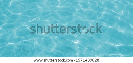 Background and texture seafloor with blue water and waves 