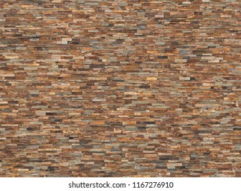 background and texture of  vintage real slate stone wall
