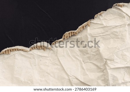 Background of textured torn paper