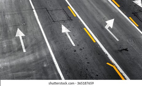 Background With Tire Marks On Road Closeup Photo