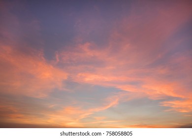 background of twilight sky after sunset - Shutterstock ID 758058805