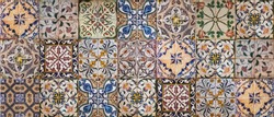 Background Of Vintage Ceramic Tiles

