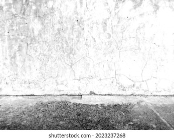The rust​y​ effected​ to​ wall​ concrete​ for background. Rust​ damaged​ to​ wall. Rust​ wall​ for​ background. Closeup wall​ concrete​ for​ vintage​ background.
