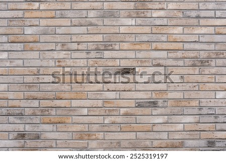 Similar – Image, Stock Photo Light brown facade of apartment building with graffiti, backyard in Berlin